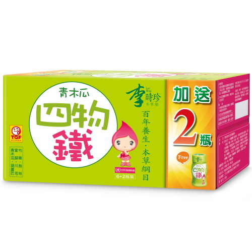 李時珍-青木瓜四物鐵飲品(6+2入)