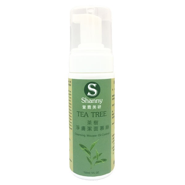 Shanny萱霓美研-茶樹淨膚潔面慕絲(150ml)(效期~2021/03/06)