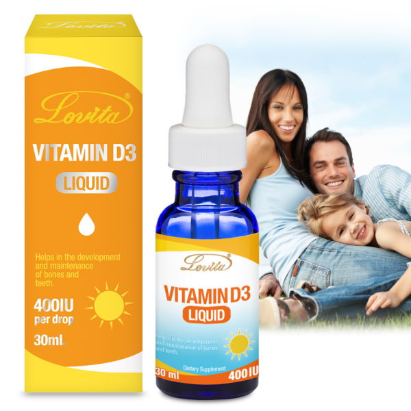 Lovita愛維他-素食維生素D3滴液(30ml-500天份)