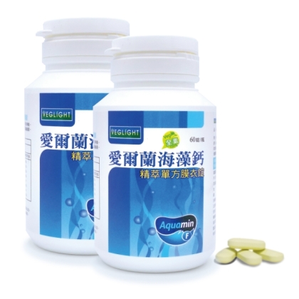 素天堂-愛爾蘭海藻鈣(精萃單方)(60錠X2瓶)