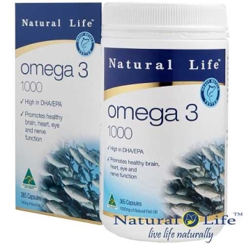 Natural Life-高純度深海魚油1000mg(365粒)