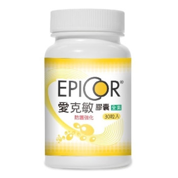 捷安生醫-EPICOR愛克敏膠囊(酵母菌發酵物)(30粒_30天份)