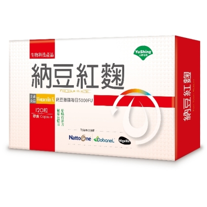 台灣優杏-納豆紅麴膠囊(120粒_30天份)