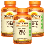 Sundown日落恩賜-兒童精明鮪魚油DHA軟膠囊(100粒X3瓶)(效期至2023年11月30日)