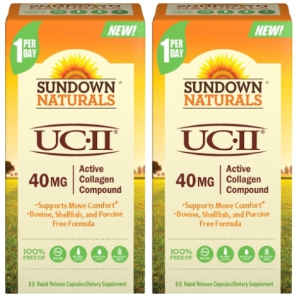 Sundown日落恩賜 勇健UCII非變性二型膠囊(60粒X2瓶)(共120天份)