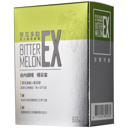 捷安生醫-苦瓜多肽複方調理膠囊EX(60粒)