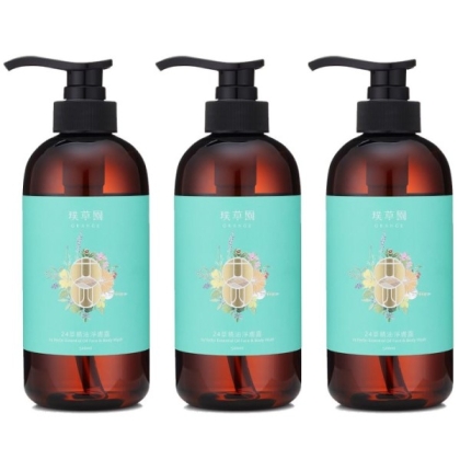 璞草園-24草精油淨膚露優惠組(500ml X 3瓶)