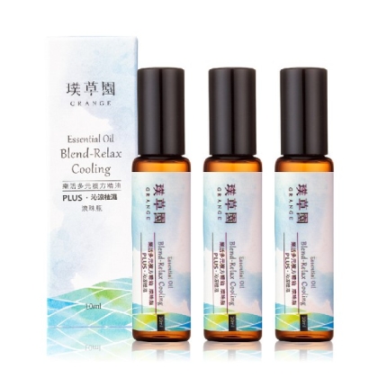璞草園-樂活多元複方精油PLUS 沁涼祛濕 滾珠瓶 (10ml X 3瓶)