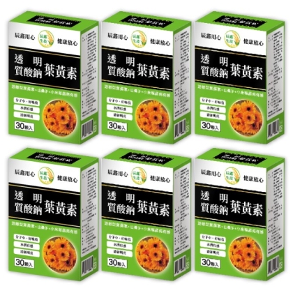 辰鑫生技-透明質酸鈉葉黃素(30粒X6盒)優惠組