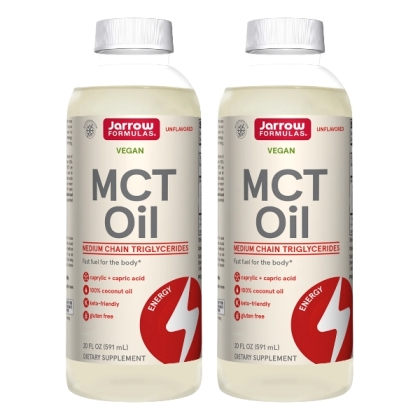 Jarrow賈羅公式 中鏈三酸甘油酯MCT Oil(椰子油來源)(591毫升X2瓶)(效期至2026年04月30日)