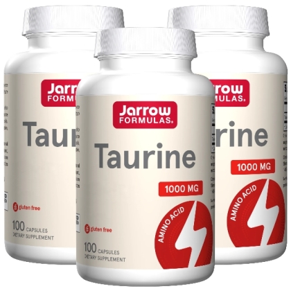 Jarrow賈羅公式-特極牛磺酸1000mg膠囊(100粒X3瓶)