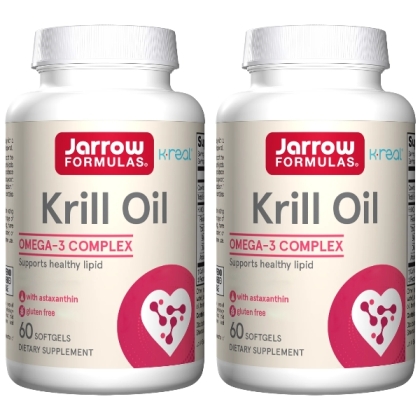 Jarrow賈羅公式-超級磷蝦油600MG軟膠囊(60粒X2瓶)(效期至2026年01月31日)