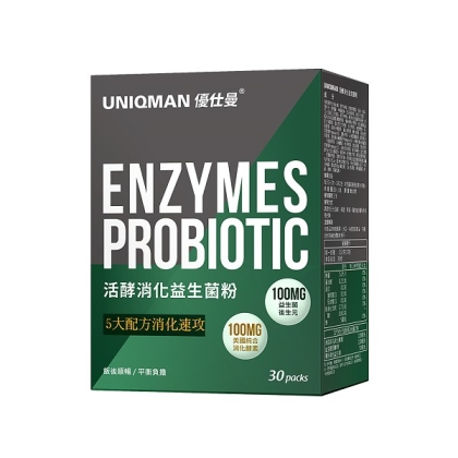 UNIQMAN-活酵消化益生菌粉(2gX30包/盒)