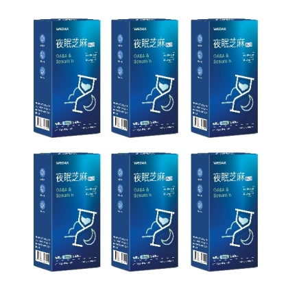 WEDAR 薇達-夜眠芝麻PRO(30粒X6盒)(共180天份)