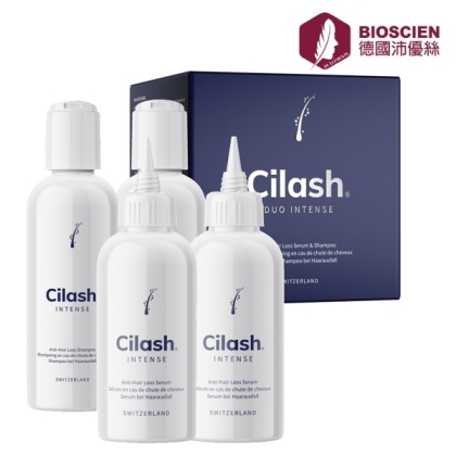 德國沛優絲-Cilash INTENSE 標靶賦活育髮組合(精華液90mlx2+洗髮露100mlx2)