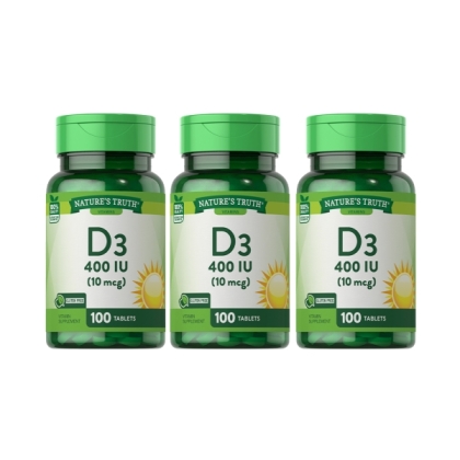 綠萃淨 非活性維生素D3錠(100錠X3瓶)(共300天份)