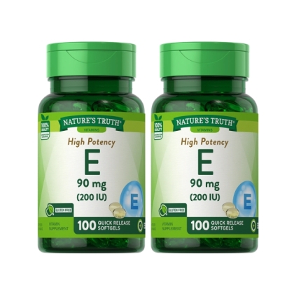綠萃淨 維生素E 200 IU軟膠囊(100粒X2瓶)(共200天份)