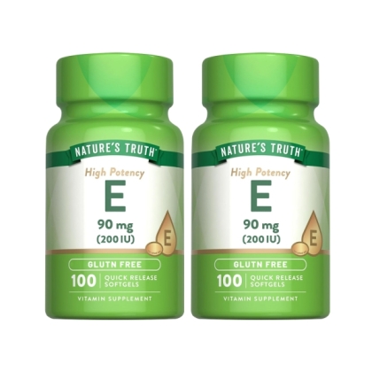綠萃淨 維生素E 200 IU軟膠囊(100粒X2瓶)(共200天份)