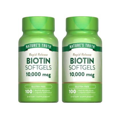 綠萃淨 生物素10000微克軟膠囊(100粒X2瓶)(共200天份)