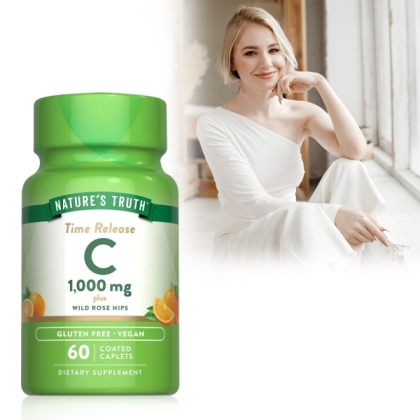 綠萃淨 釋放型維生素C-1000mg複方錠(60錠_60天份)