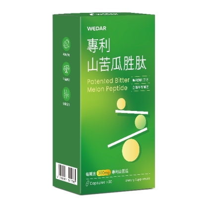WEDAR 薇達-專利山苦瓜胜肽(30粒_15天份)