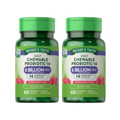 綠萃淨 兒童ProBio-14益生菌口含錠(60錠X2瓶)