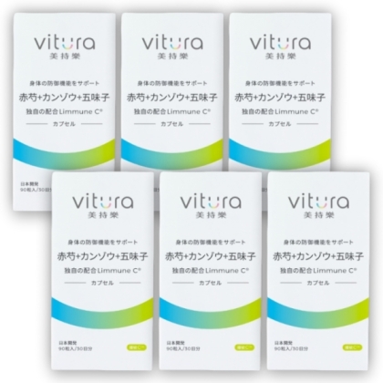 Vitura 美持樂 赤芍+甘草+五味子膠囊(90粒X6瓶)(共180天份)