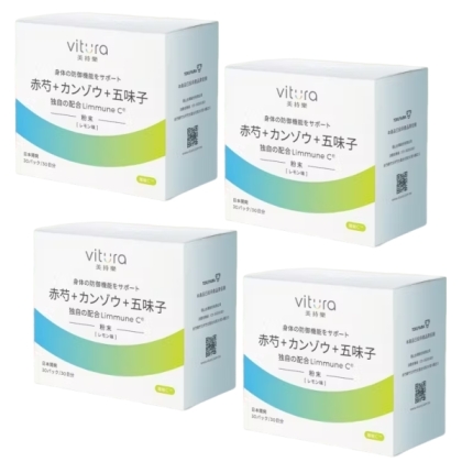 Vitura 美持樂 赤芍+甘草+五味子粉包(檸檬風味)(30包X4盒)