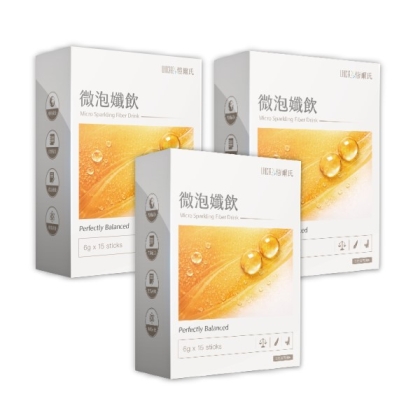 愷爾氏-微泡孅飲(15包X3盒)優惠組